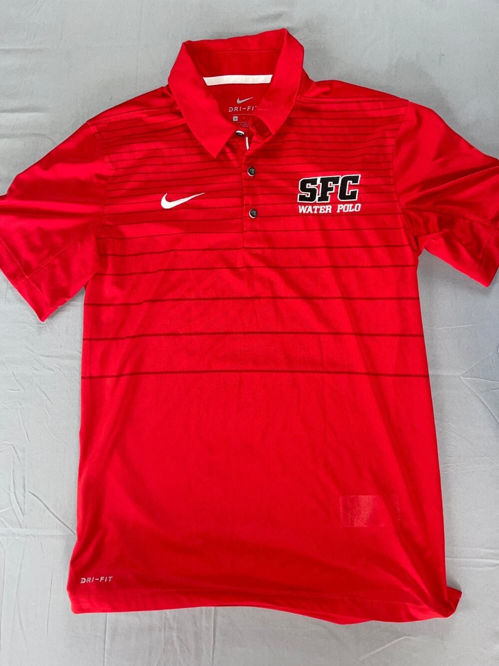 Nike Dry Fit Polo Golf Shirt. SFC Santa Fe Christian Water Polo. Women's S MINT.